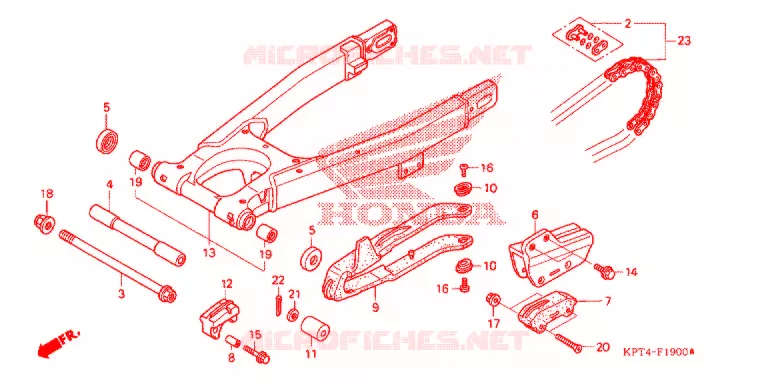BRAS OSCILLANT Honda MOTO 150 CRF 2007  CRF150F7