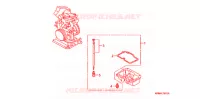 PIECES DE CARBURATEUR pour Honda CRF 250 R 2009