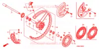ROUE AVANT pour Honda CRF 250 R 2009