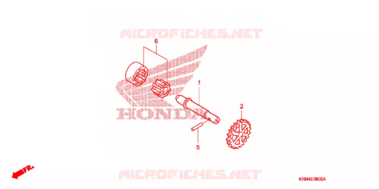 POMPE A HUILE Honda MOTO 250 CRF 2009  CRF250R9