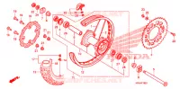 ROUE ARRIERE pour Honda CRF 250 R 2012