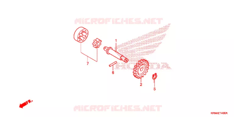 POMPE A HUILE Honda MOTO 250 CRF 2013  CRF250RD