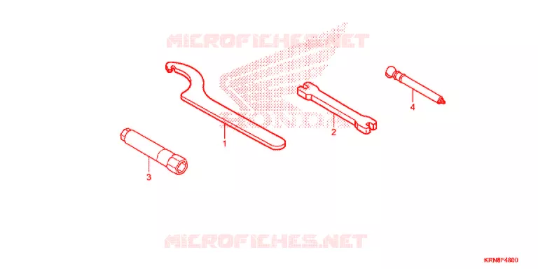 OUTIL Honda MOTO 250 CRF 2016  CRF250RG