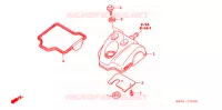 COUVRE CULASSE pour Honda CRF 250 R 2007