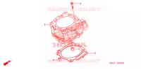 CYLINDRE pour Honda CRF 250 R 2007