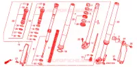 FOURCHE pour Honda CRF 250 R 2007