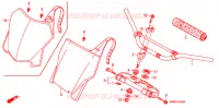 GUIDON   TE DE FOURCHE pour Honda CRF 250 R 2007