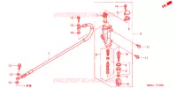 MAITRE CYLINDRE DE FREIN ARRIERE pour Honda CRF 250 R 2007