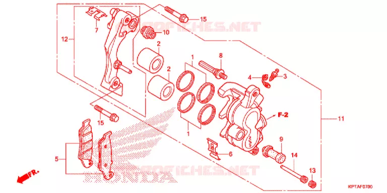 FOURCHE Honda MOTO 150 CRF 2013  CRF150FD