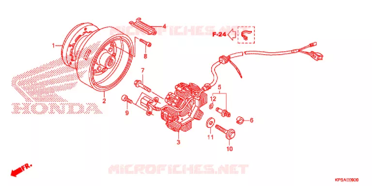 ALTERNATEUR Honda MOTO 230 CRF 2012  CRF230FC