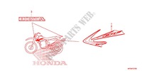 AUTOCOLLANTS ('12 '14) pour Honda CRF 230 F 2014