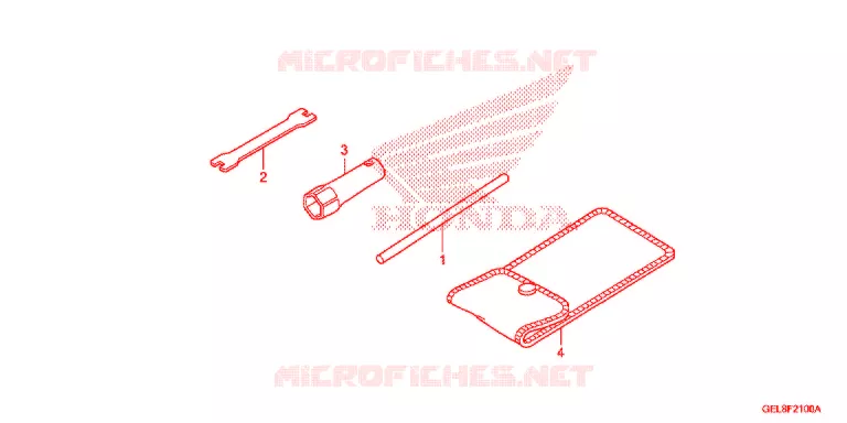 OUTIL Honda MOTO 50 CRF 2016  CRF50FG