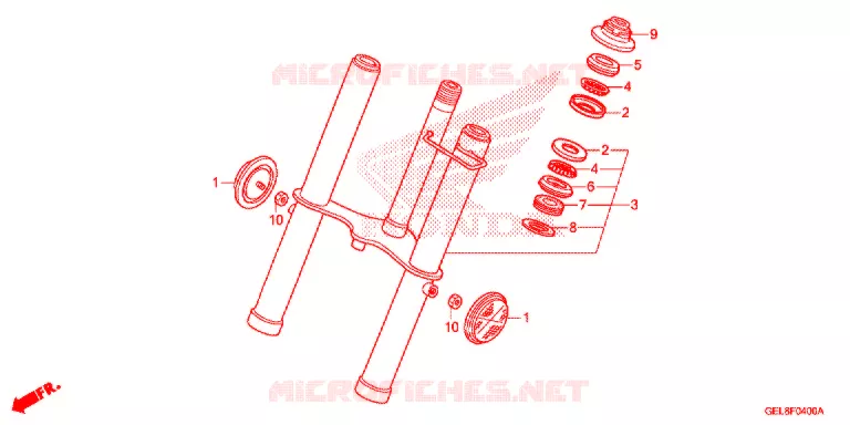 FOURCHE Honda MOTO 50 CRF 2017  CRF50FH
