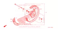 ROUE AVANT pour Honda CRF 70 2005