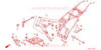 CADRE pour Honda CRF 80 2005