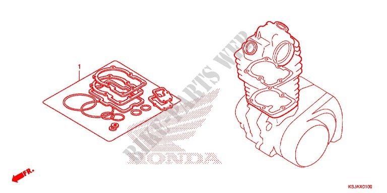 POCHETTE DE JOINTS A pour Honda CRF 80 2009