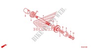 AXE DE KICK pour Honda CRF 80 2011
