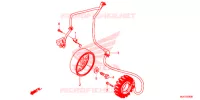 ALTERNATEUR pour Honda CB 650 F ABS 35KW RED 2017