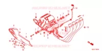 SILENCIEUX D'ECHAPPEMENT pour Honda CB 650 F ABS 35KW RED 2017