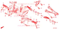 REPOSE PIED pour Honda CBR 1000 RR SP1 2017