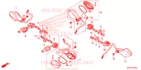 CLIGNOTANT pour Honda CBR 500 R ABS 2017