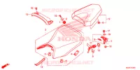 SELLE pour Honda CBR 500 R ABS 2017