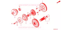 TRANSMISSION PRIMAIRE pour Honda GL 1800 GOLD WING STD 2017
