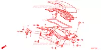 VIDE POCHE pour Honda GL 1800 GOLD WING STD RED 2017