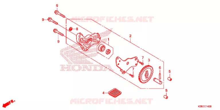 POMPE A HUILE Honda MOTO 125 MSX 2017  MSX125AH