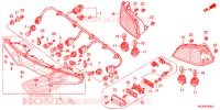 FEUX ARRIERE pour Honda GL 1800 GOLD WING ABS NAVI 2014