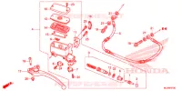 MAITRE CYLINDRE pour Honda GL 1800 GOLD WING BASE,  RED 2015