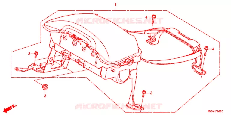 MODULE AIRBAG Honda MOTO 1800 GOLD-WING 2015  GL1800F