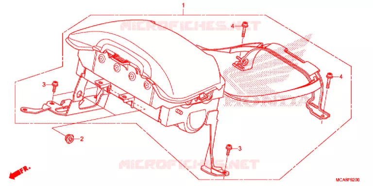 MODULE AIRBAG Honda MOTO 1800 GOLD-WING 2015  GL1800F