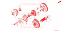 TRANSMISSION PRIMAIRE pour Honda GL 1800 GOLD WING ABS AIRBAG 2015