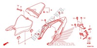 SELLE   CARENAGE ARRIERE pour Honda CB 1000 R ABS BLACK 2012