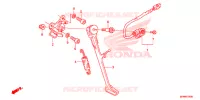BEQUILLE pour Honda CB 1000 R ABS RED 2014