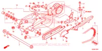 BRAS OSCILLANT pour Honda CB 1000 R ABS RED 2014
