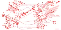 FEU ARRIERE pour Honda CB 1000 R ABS RED 2014
