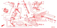 GUIDON   TE DE FOURCHE pour Honda CB 1000 R ABS RED 2014