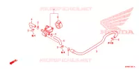 VALVE DE COMMANDE D'INJECTION D'AIR pour Honda CB 1000 R ABS RED 2014