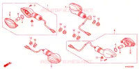 CLIGNOTANT pour Honda CB 125 F DRIVING SCHOOL YA 2016
