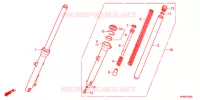 FOURCHE pour Honda CB 125 F DRIVING SCHOOL YA 2016