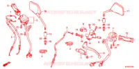 LEVIER DE GUIDON   CABLE   COMMODO pour Honda CB 125 F DRIVING SCHOOL YA 2016