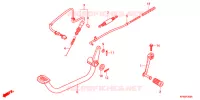PEDALE pour Honda CB 125 F DRIVING SCHOOL YA 2016