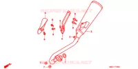 SILENCIEUX D'ECHAPPEMENT pour Honda MAGNA 50 2000