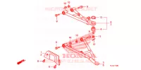 TRIANGLES AVANT pour Honda BIG RED 700 CAMO 2009