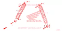 AMORTISSEUR ARRIERE pour Honda BIG RED 700 CAMO 2009