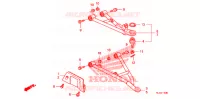 TRIANGLES AVANT pour Honda BIG RED 700 CAMO 2009