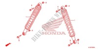 AMORTISSEUR ARRIERE pour Honda BIG RED 700 RED 2009