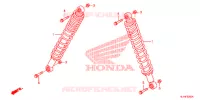 AMORTISSEUR ARRIERE pour Honda BIG RED 700 CAMO 2012